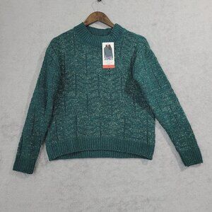 NEW Original Weatherproof Vintage Shimmer Knit Sweater M  Polyester// 25CT